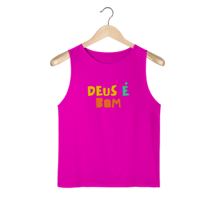 Nome do produto Regata (Masc) Dry Fit - Deus é Bom