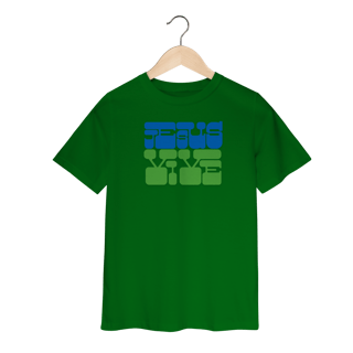 Nome do produto Camiseta Infantil - Jesus Vive