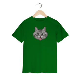 Nome do produto Camiseta Infantil - Einstein Cat