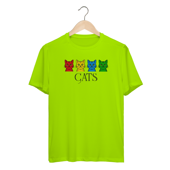 Camiseta Dry Fit - Cats