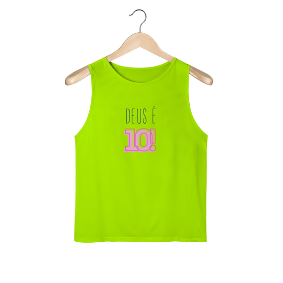 Regata (Masc) Dry Fit - Deus é 10!