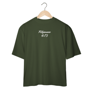 Nome do produto Camiseta Oversized - Filipenses 4:13
