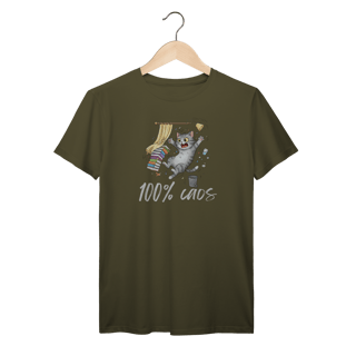 Nome do produto Camiseta Prime - 100% Caos