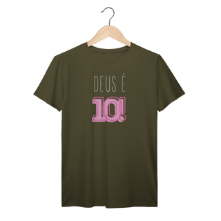 Nome do produto Camiseta Prime - Deus é 10!