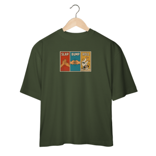 Nome do produto Camiseta Oversized - Slap, Bump & Roll