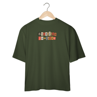 Nome do produto Camiseta Oversized - Colagem BJJ