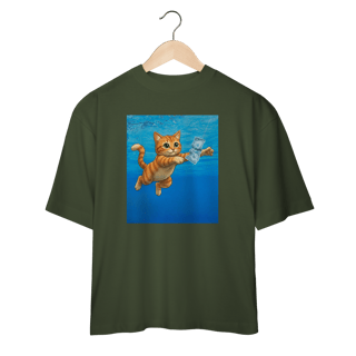 Nome do produto Camiseta Oversized - Cat Nevermind