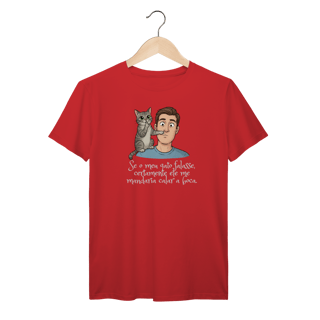 Nome do produto Camiseta Prime - Se Meu Gato Falasse