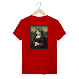 Nome do produto Camiseta - Mona Lisa Cat