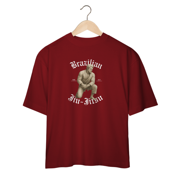 Camiseta Oversized - BJJ Statue