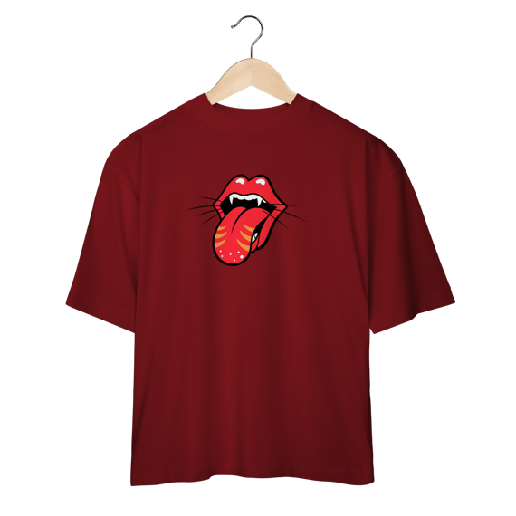 Camiseta Oversized - Língua de Gato