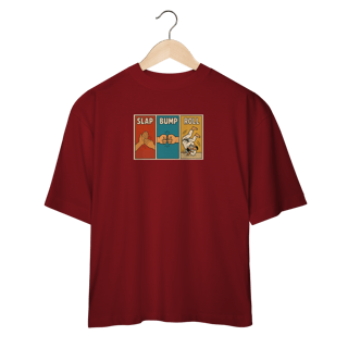 Nome do produto Camiseta Oversized - Slap, Bump & Roll