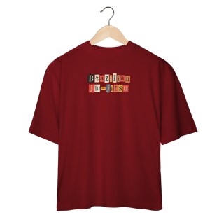 Nome do produto Camiseta Oversized - Colagem BJJ