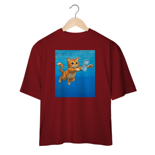 Nome do produto Camiseta Oversized - Cat Nevermind