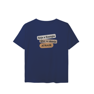 Nome do produto Camiseta Baby Long Sport Dry UV “Seja Energia” – Coleção Frequência Positiva