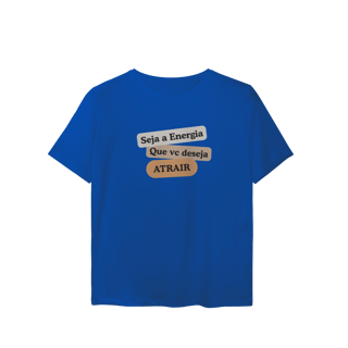 Nome do produto Camiseta Baby Long Sport Dry UV “Seja Energia” – Coleção Frequência Positiva