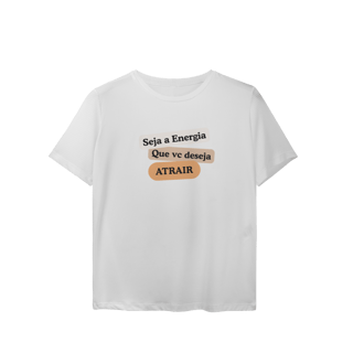 Nome do produto Camiseta Baby Long Sport Dry UV “Seja Energia” – Coleção Frequência Positiva