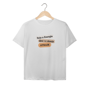 Nome do produto Camiseta Baby Long Sport Dry UV “Seja Energia” – Coleção Frequência Positiva