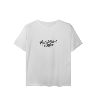 Nome do produto Camiseta Baby Long Sport Dry UV “Manifesta e Confia” | 7 Cores