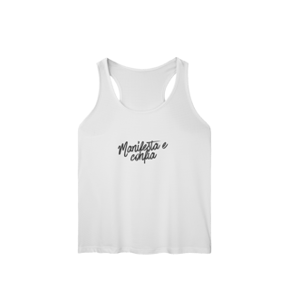 Nome do produto Camiseta Regata Fem. Sport Dry UV “Manifesta e Confia” | 7 Cores