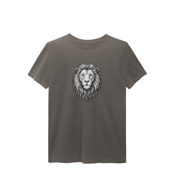 Camiseta T-Shirt Estonada “Leão” | Unissex, 6 Cores