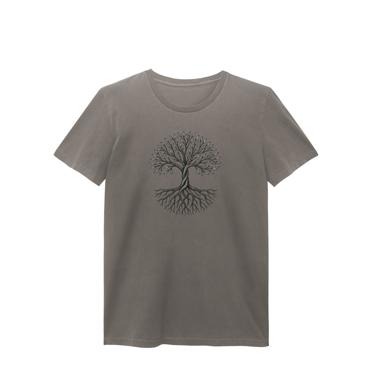 Nome do produto: Camiseta Baby Long Estonada “Raiz e Expansão” | 4 Cores