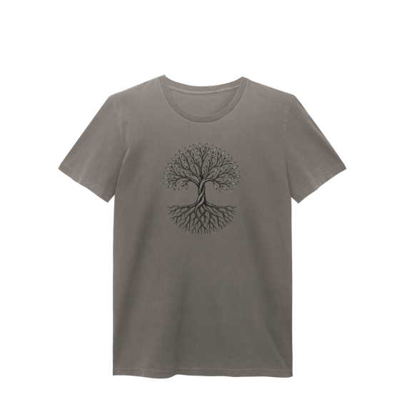 Camiseta Baby Long Estonada “Raiz e Expansão” | 4 Cores