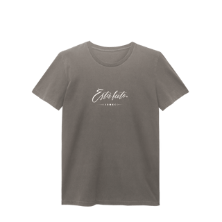 Camiseta Baby Long Estonada “Está feito.” | 4 Cores