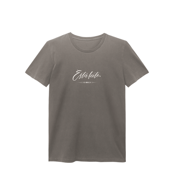 Camiseta Baby Long Estonada “Está feito.” | 4 Cores