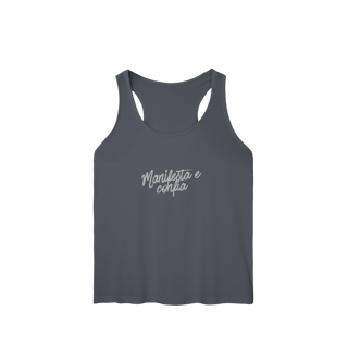 Nome do produto Camiseta Regata Fem. Sport Dry UV “Manifesta e Confia” | 7 Cores