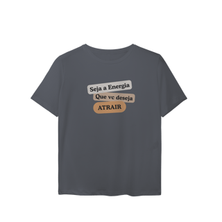 Nome do produto Camiseta Baby Long Sport Dry UV “Seja Energia” – Coleção Frequência Positiva