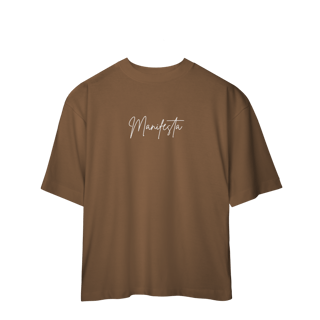 Nome do produto Camiseta Oversized “Manifesta” | 6 Cores