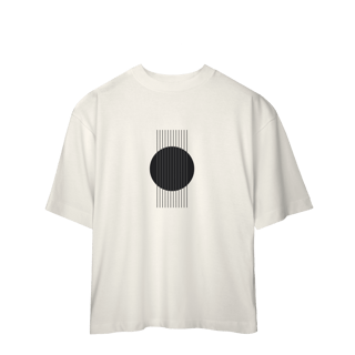 Nome do produto Camiseta Oversized “Frequência Central” | 6 Cores
