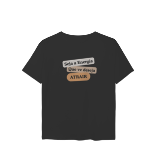 Nome do produto Camiseta Baby Long Sport Dry UV “Seja Energia” – Coleção Frequência Positiva