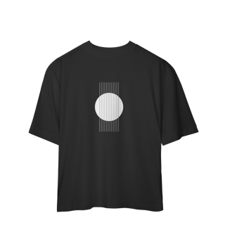 Nome do produto Camiseta Oversized “Frequência Central” | 6 Cores