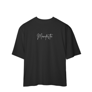 Nome do produto Camiseta Oversized “Manifesta” | 6 Cores