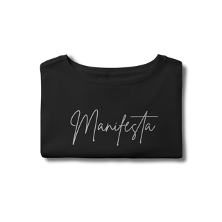 Nome do produto Camiseta Cropped “Manifesta” – Coleção Manifestar é Vibração