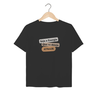 Nome do produto Camiseta Baby Long Sport Dry UV “Seja Energia” – Coleção Frequência Positiva