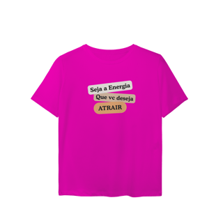 Nome do produto Camiseta Baby Long Sport Dry UV “Seja Energia” – Coleção Frequência Positiva