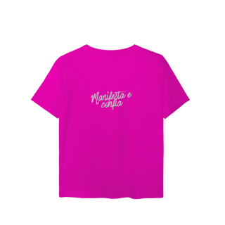 Nome do produto Camiseta Baby Long Sport Dry UV “Manifesta e Confia” | 7 Cores