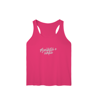 Nome do produto Camiseta Regata Fem. Sport Dry UV “Manifesta e Confia” | 7 Cores