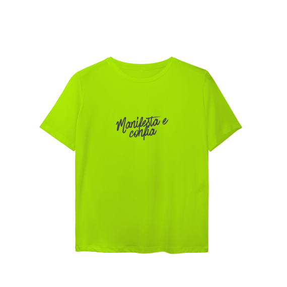 Camiseta Baby Long Sport Dry UV “Manifesta e Confia” | 7 Cores