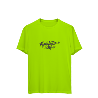 Camiseta Sport Dry UV “Manifesta e Confia” | Unissex, 7 Cores