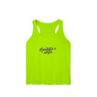 Nome do produto Camiseta Regata Fem. Sport Dry UV “Manifesta e Confia” | 7 Cores