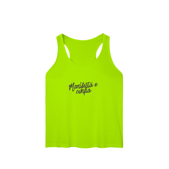 Camiseta Regata Fem. Sport Dry UV “Manifesta e Confia” | 7 Cores