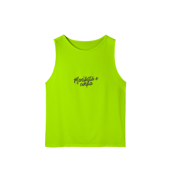 Camiseta Regata Masc. Sport Dry UV “Manifesta e Confia” | 7 Cores