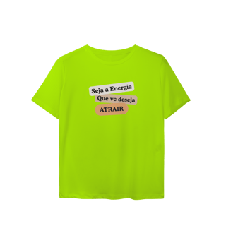Nome do produto Camiseta Baby Long Sport Dry UV “Seja Energia” – Coleção Frequência Positiva