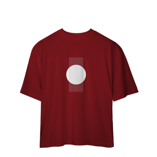 Nome do produto Camiseta Oversized “Frequência Central” | 6 Cores