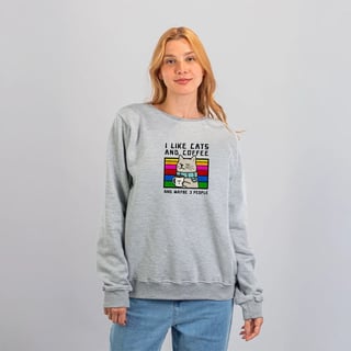 Moletom Cat and Coffee