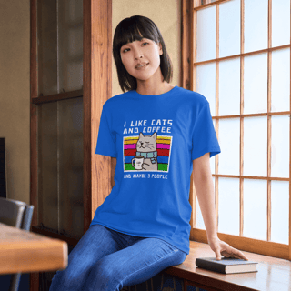 Nome do produto Baby Look (Gatos & Café) - Algodão 30.1 Quality